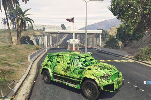 Weed Camo For Gunrunning Vehicles